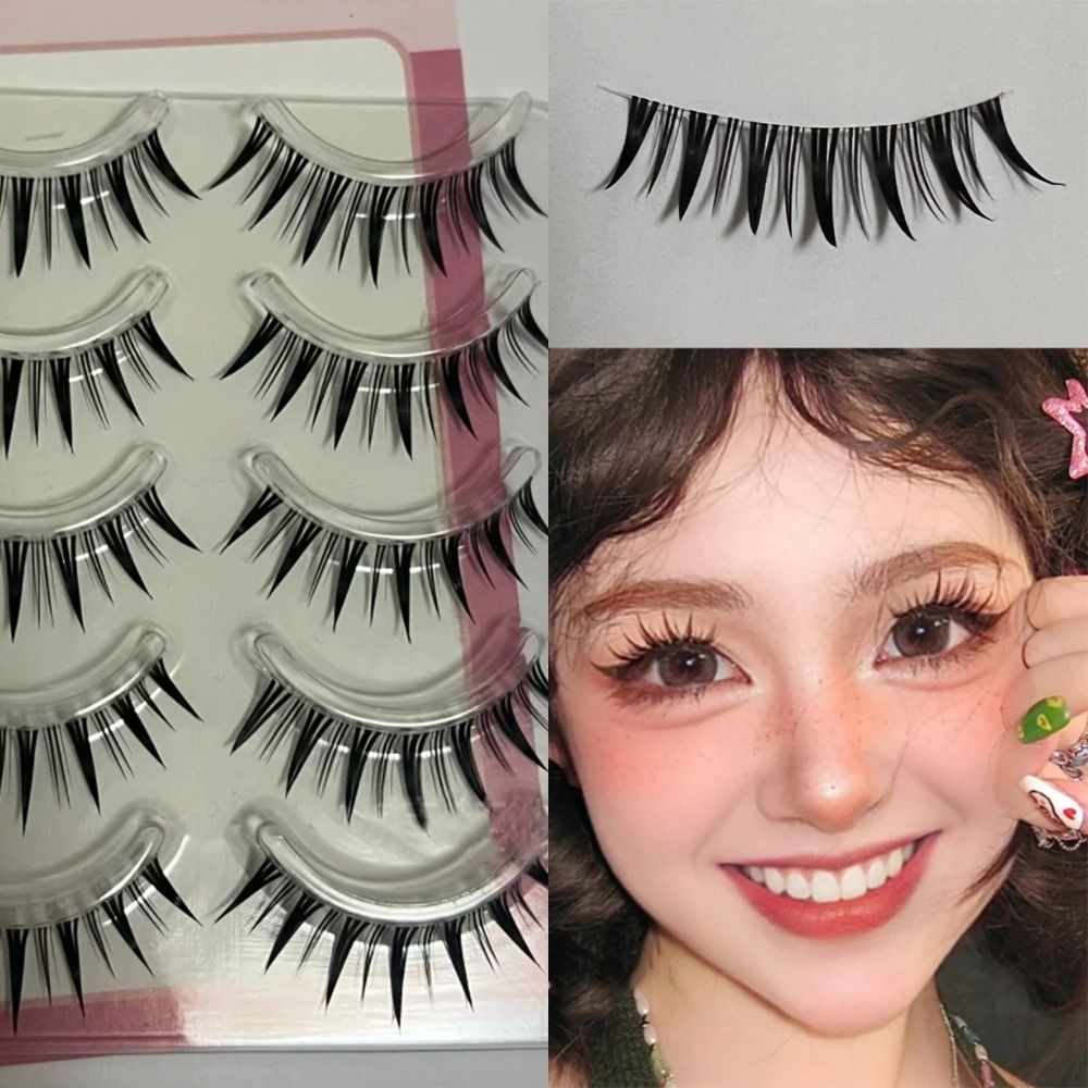 Eyelash Extension Japanese - 5 Pairs Pack Japanese Cosplay False