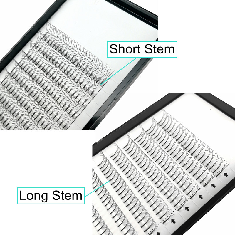5 Trays/Lot Long Stem High Qua - огляд і ціна Eyelash Extension Russian Volume