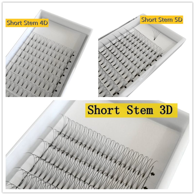 5 Trays/Lot Long Stem High Qua - огляд і ціна Eyelash Extension Russian Volume