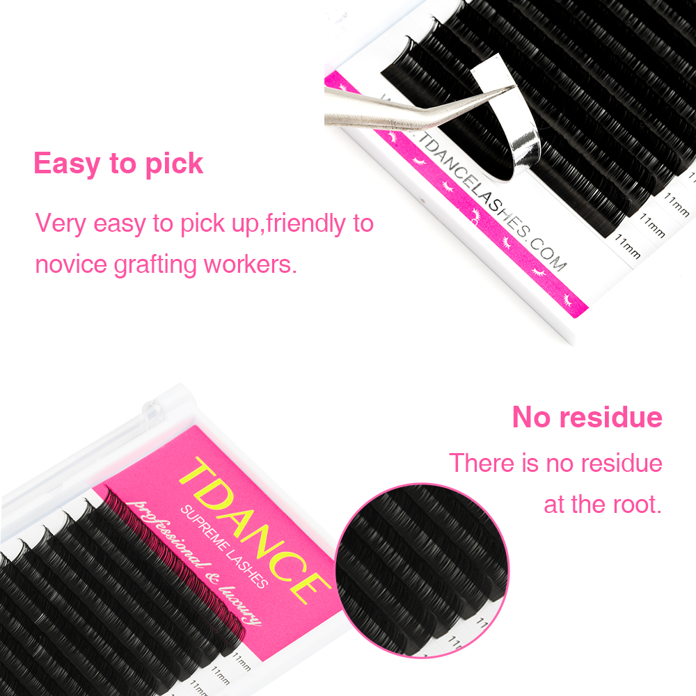TDANCE Eyelash Extension 16Row - огляд і ціна Eyelash Extension Russian Volume