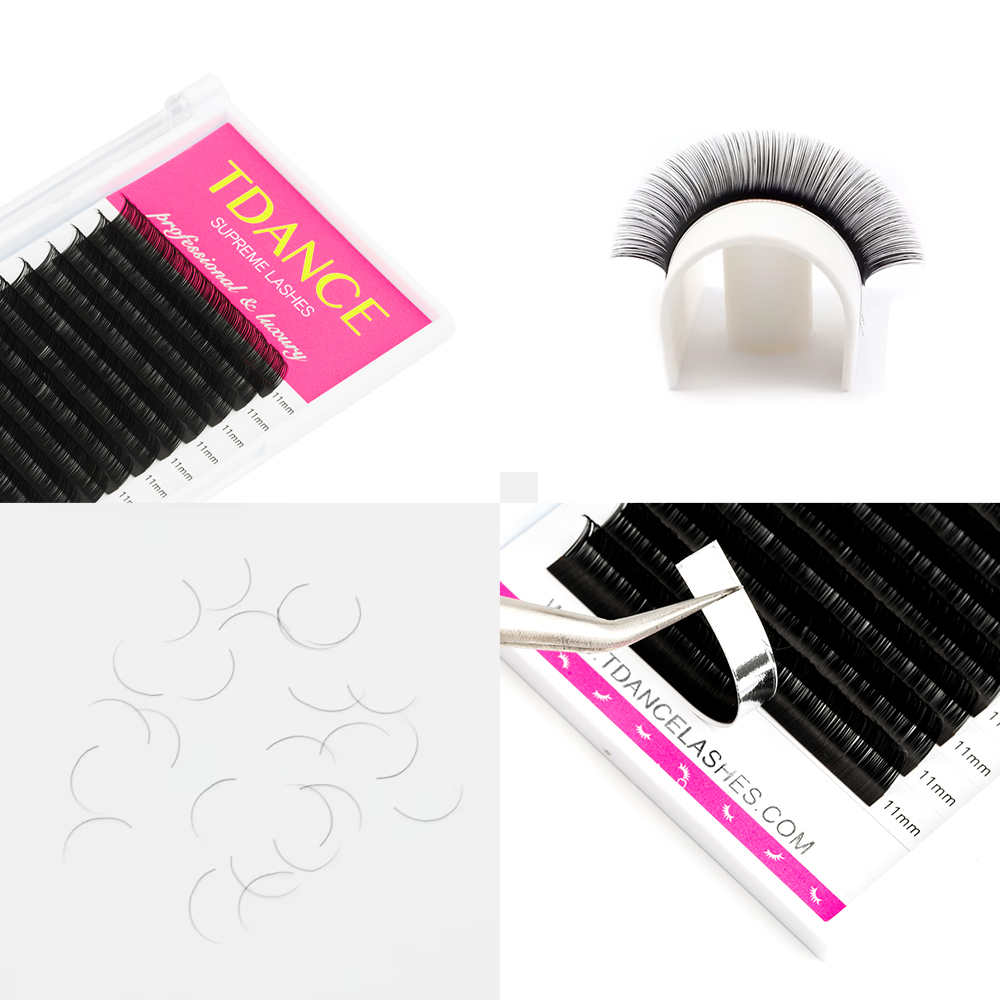 TDANCE Eyelash Extension 16Row - огляд і ціна Eyelash Extension Russian Volume
