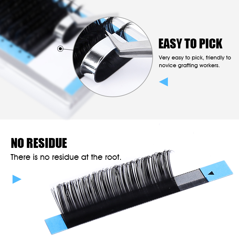 MASSCAKU 0.05/0.07/0.10/0.15mm - огляд і ціна Eyelash Extension Russian Volume