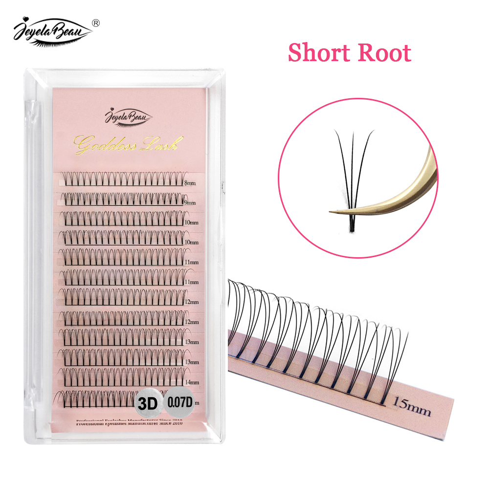 Goddess 3D Premade Fan Eyelash - огляд і ціна Eyelash Extension Russian Volume