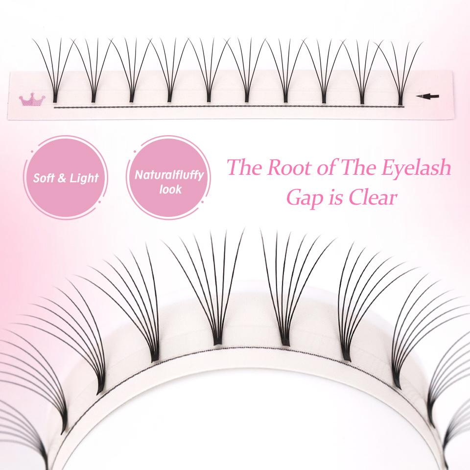 AGUUD Soft Natural Premade Vol - огляд і ціна Eyelash Extension Russian Volume
