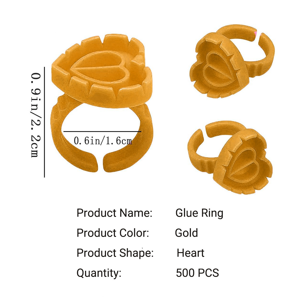 500PCS Glue Rings for Lash Ext - огляд і ціна Eyelash Extension Last