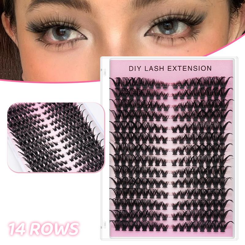 20pcs DIY False Eyelash Extens - огляд і ціна Eyelash Extension Individual