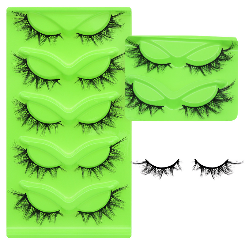 5 Pairs Thick Fluffy False Eye - огляд і ціна Eyelash Extension Japanese