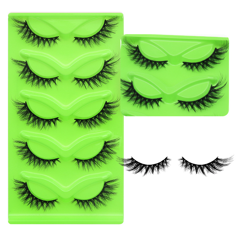 5 Pairs Thick Fluffy False Eye - огляд і ціна Eyelash Extension Japanese