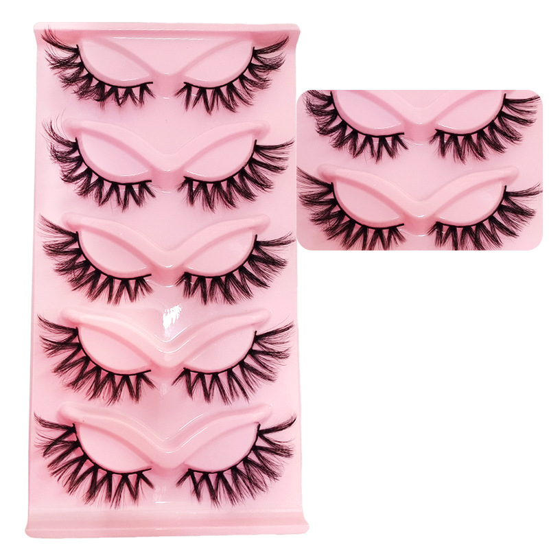 5 Pairs Thick Fluffy False Eye - огляд і ціна Eyelash Extension Japanese