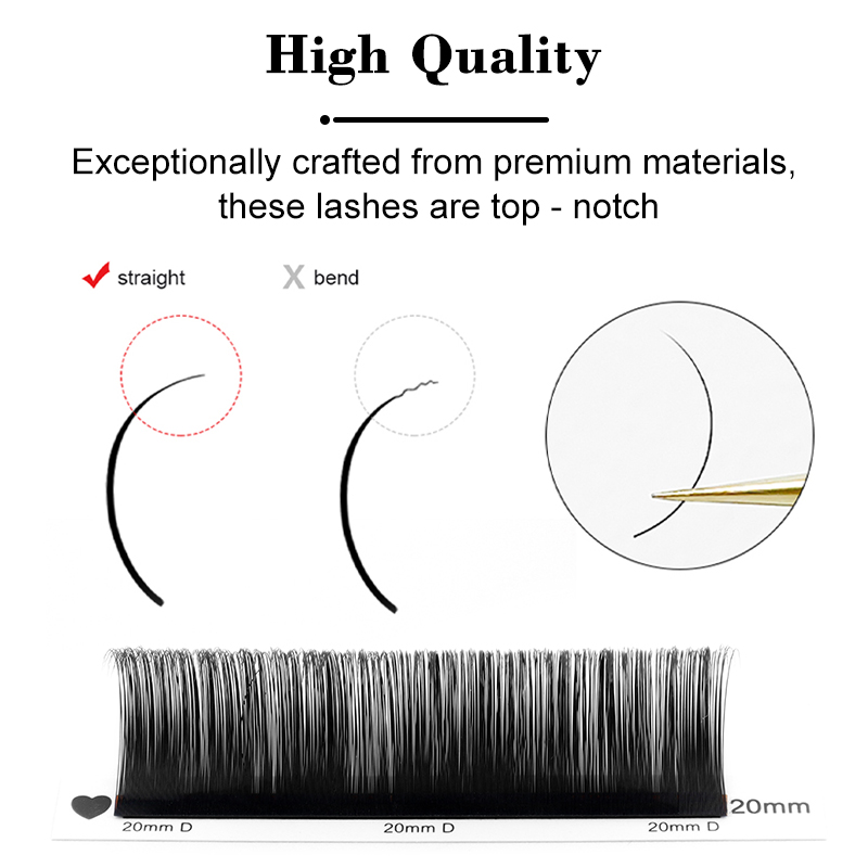 Winky Beauty Custom Your Logo  - огляд і ціна Eyelash Extension Russian Volume