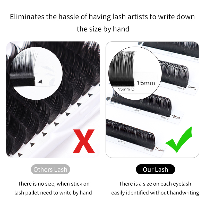 Winky Beauty Custom Your Logo  - огляд і ціна Eyelash Extension Russian Volume