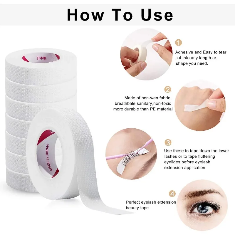 6 Rolls Japanese Insulating Ta - огляд і ціна Eyelash Extension Japanese