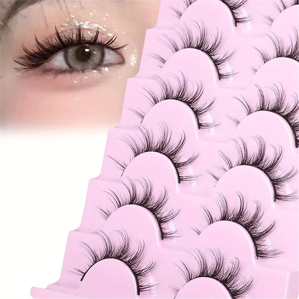 10 Pairs Manga Anime Lashes Na - огляд і ціна Eyelash Extension Japanese