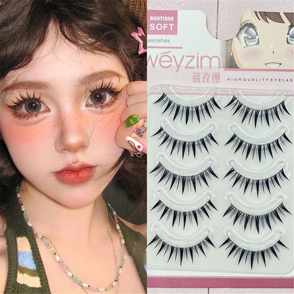 5 Pairs Pack Japanese Cosplay  - огляд і ціна Eyelash Extension Japanese
