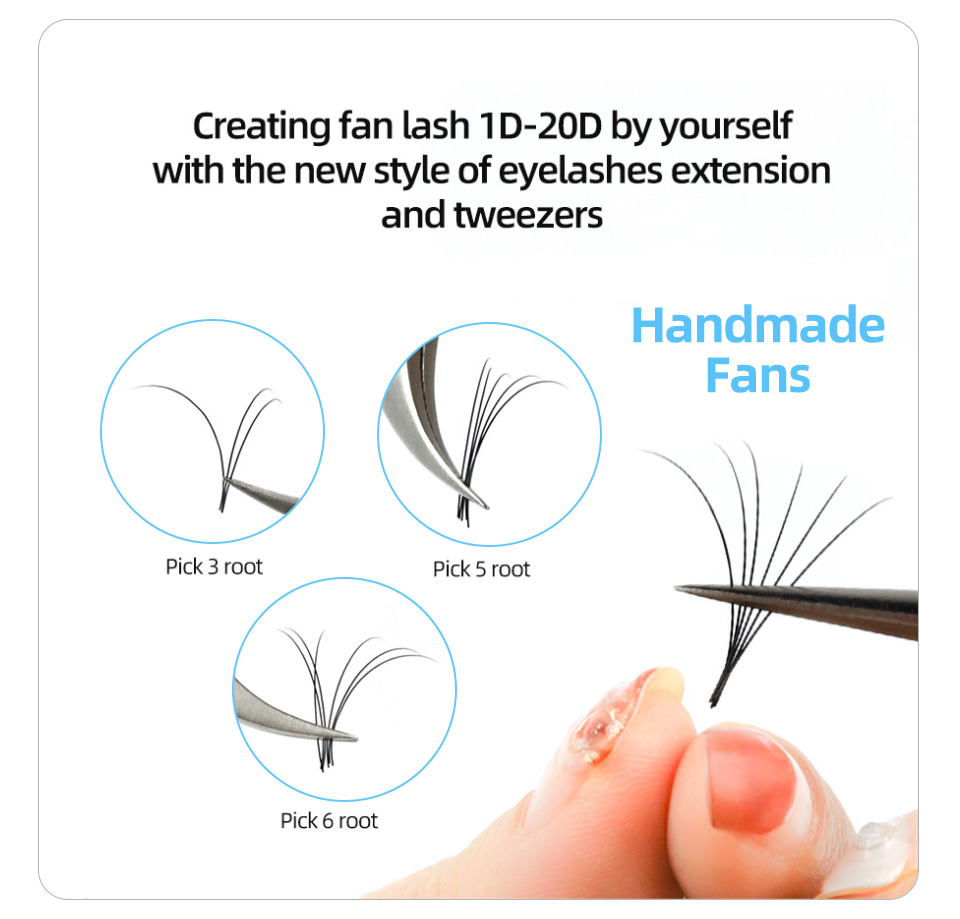 AGUUD 16 Rows Long 16-20mm Eye - огляд і ціна Eyelash Extension Russian Volume