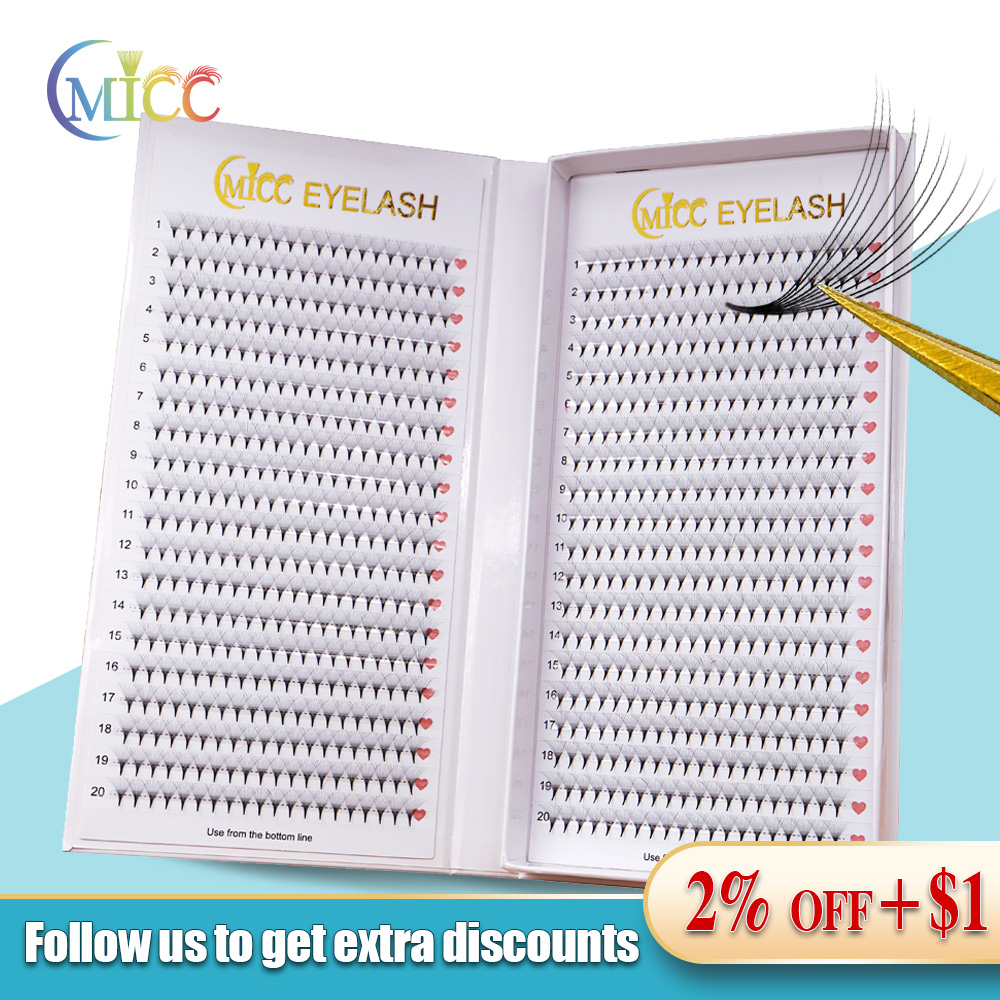 40Line 2D 1600 Fans 20D XXL Tr - огляд і ціна Eyelash Extension Russian Volume