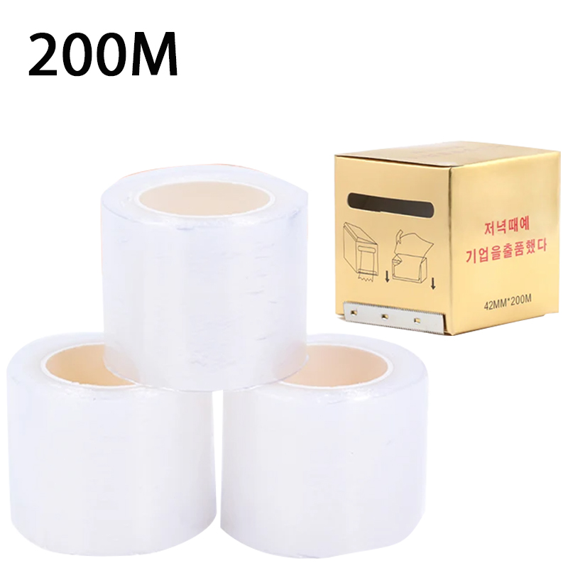 200m Transparent Makeup Film L - огляд і ціна Eyelash Extension Last