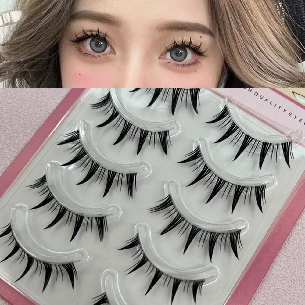 5 Pairs Pack Japanese Cosplay  - огляд і ціна Eyelash Extension Japanese