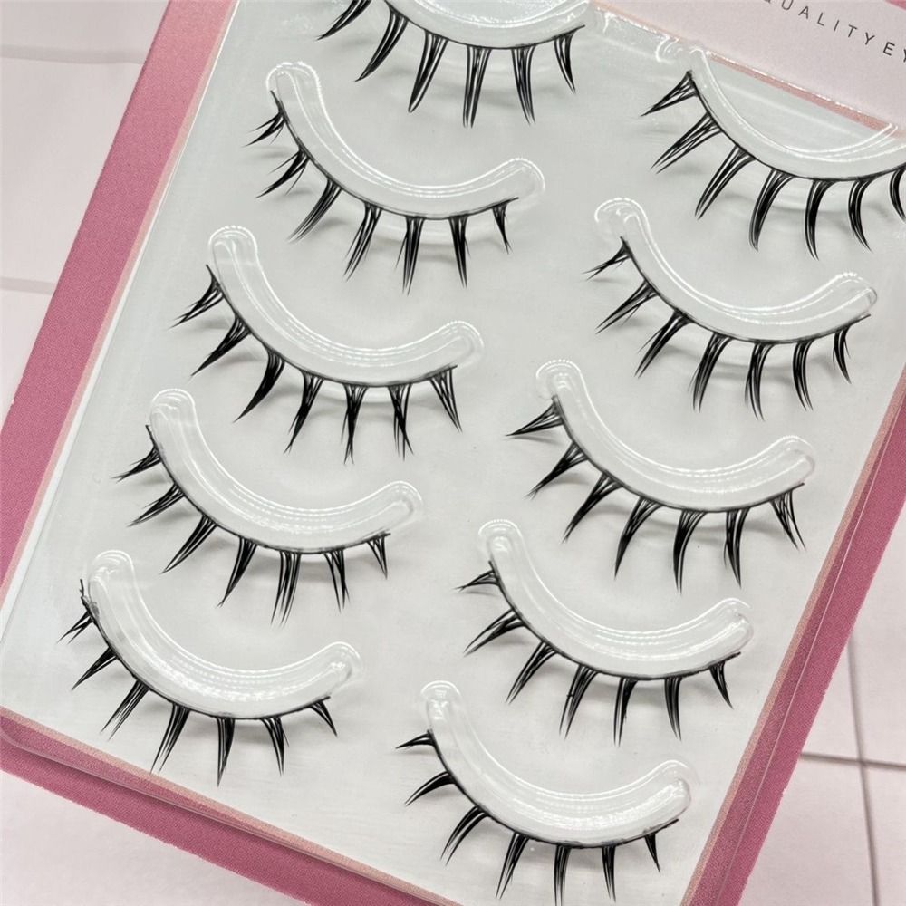 5 Pairs Pack Japanese Cosplay  - огляд і ціна Eyelash Extension Japanese