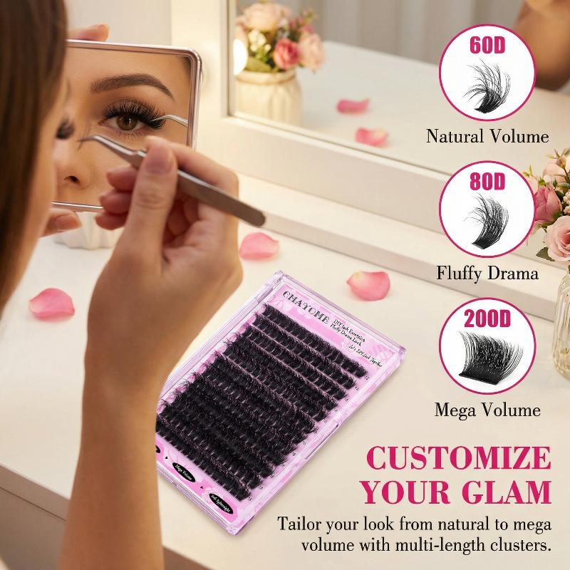 Wispy D Curl Cluster Lashes 14 - огляд і ціна Eyelash Extension Last