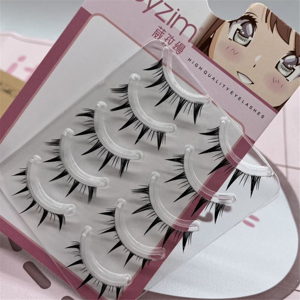 5 Pairs Pack Japanese Cosplay  - огляд і ціна Eyelash Extension Japanese