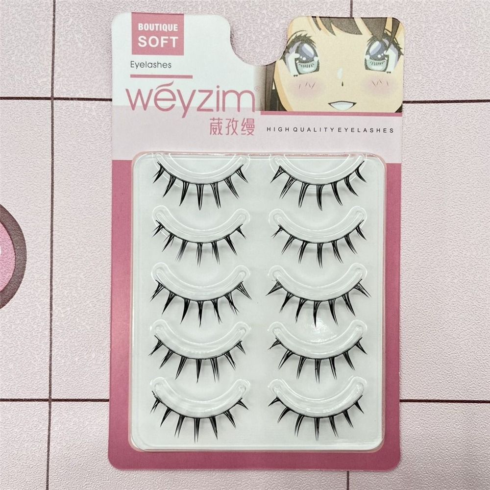 5 Pairs Pack Japanese Cosplay  - огляд і ціна Eyelash Extension Japanese