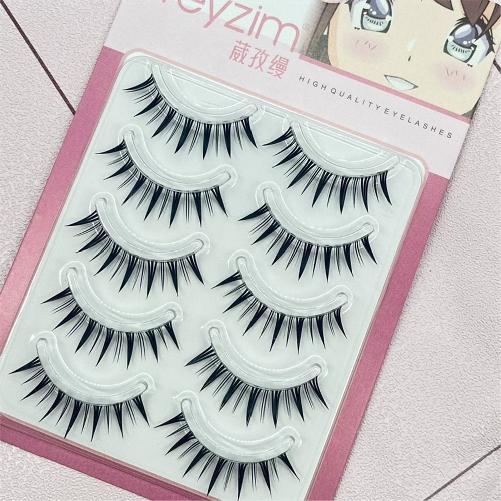 5 Pairs Pack Japanese Cosplay  - огляд і ціна Eyelash Extension Japanese