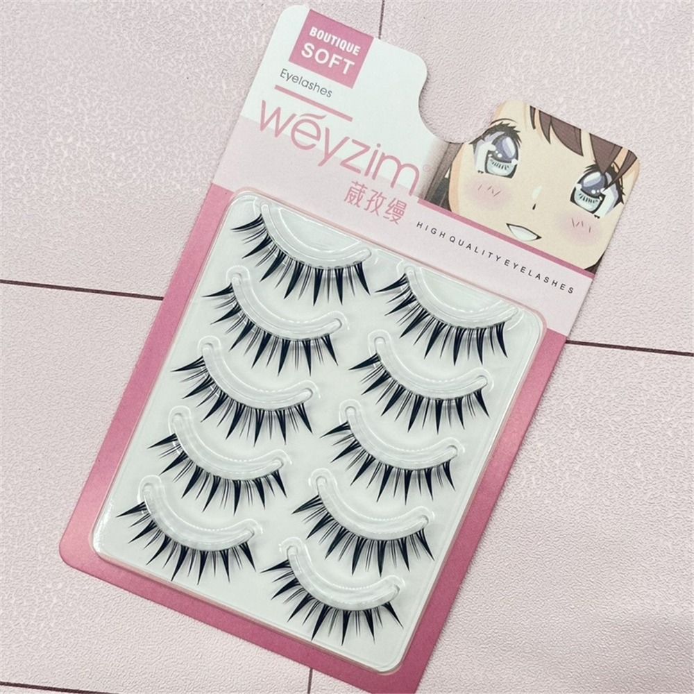 5 Pairs Pack Japanese Cosplay  - огляд і ціна Eyelash Extension Japanese